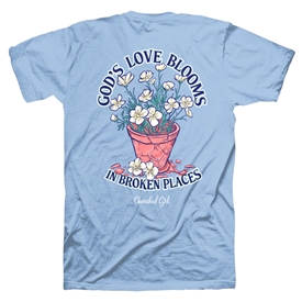 God's Love Blooms Christian T-Shirt