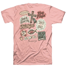 Faith Stickers Christian T-Shirt