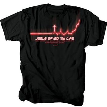 Jesus Saved My Life Christian T Shirt