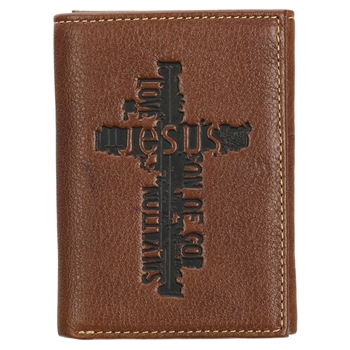 Jesus Son Of God Salvation Leather Wallet