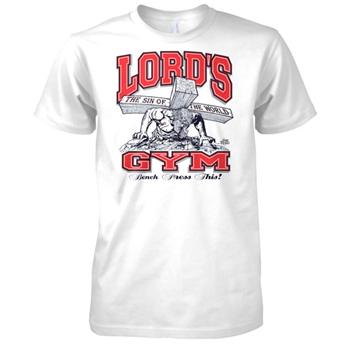 Lord's Gym White Christian T-Shirt