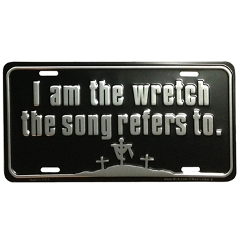 I Am The Wretch The Song Refers To License Plate