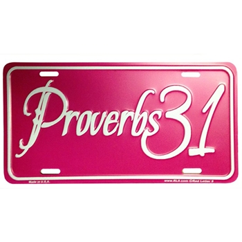 Proverbs 31 Christian License Plate