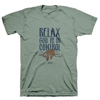 Relax God Is In Control Christian T-Shirt