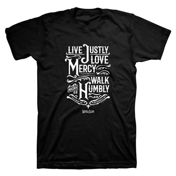 Live Justly Love Mercy Christian T-Shirt