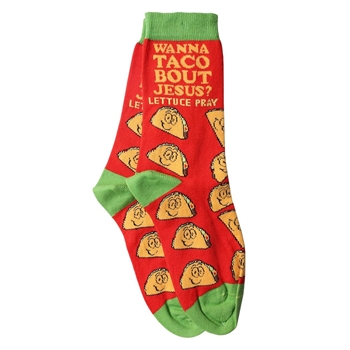 Wanna Taco Christian Socks