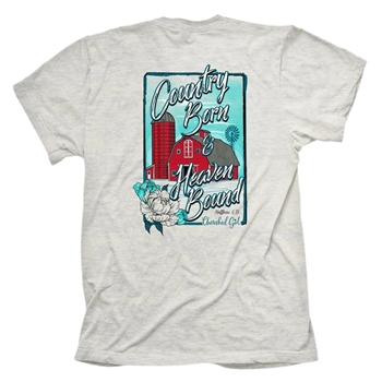 Country Born Heaven Bound Christian T-Shirt