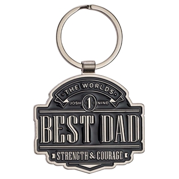 The World's Best Dad Christian Keychain