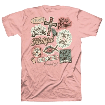 Faith Stickers Christian T-Shirt