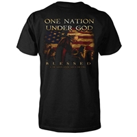 One Nation Under God Women and Kids God One Nation Freedom Shirt American Pride American Nation Patriotic Shirt for Men