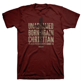 Unashamed Born-Again Christian T-Shirt | Romans 1:16