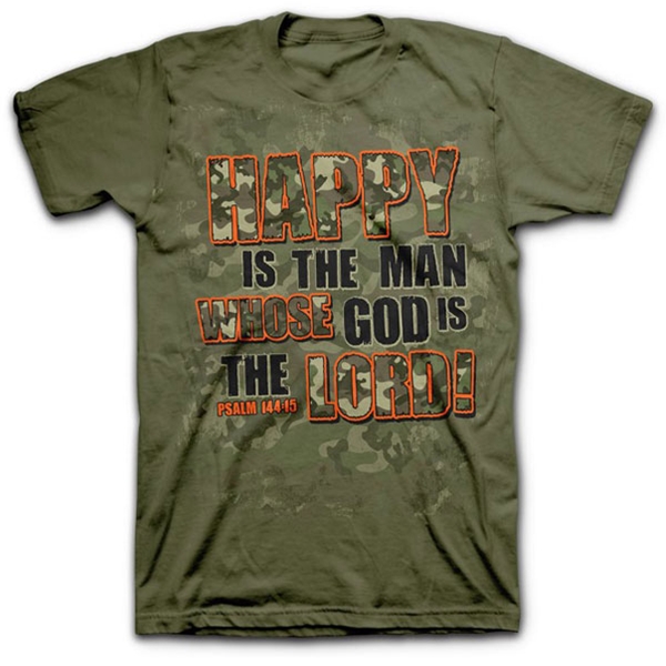 Happy Is The Man T-Shirt