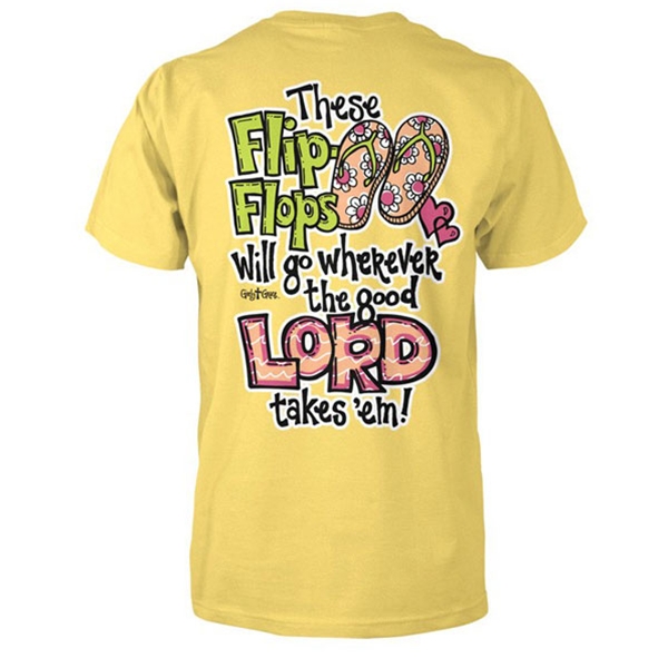 Flip Flops Follow The Lord T-Shirt