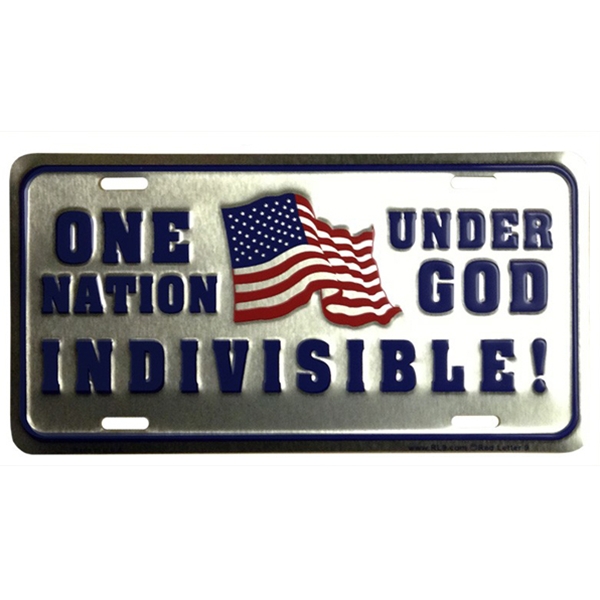 One Nation License Plate