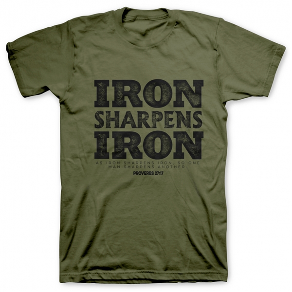 Iron Sharpens Iron Military Christian T Shirt