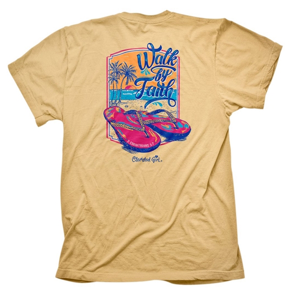 Walk By Faith Flip Flops T-Shirt