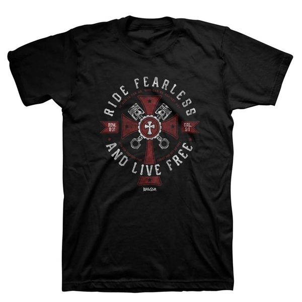 Ride Fearless And Live Free T-Shirt