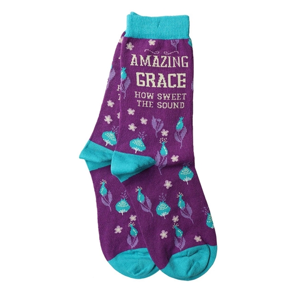 Amazing Grace How Sweet The Sound Socks