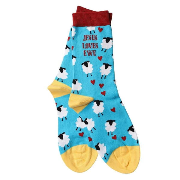 Jesus Love Ewe Socks