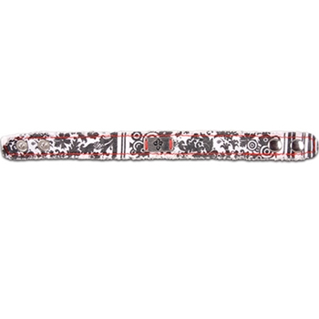 Christian Black White Cross Bracelet Image 2