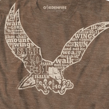 Fly Eagle Isaiah T Shirt Image 2