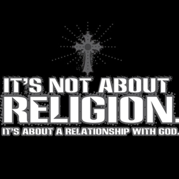 It's Not About Religion T Shirt Image 2