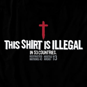 This Shirt Is Illegal Christian T Shirt Image 4