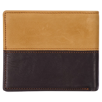 Two Tone Cross Genuine Leather Wallet Image 2