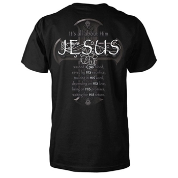 All About Jesus Christian T-Shirt Image 2