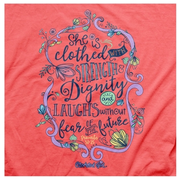 Strength And Dignity Christian T Shirt Image 2