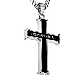 I Know The Plans I Have For You Cross Necklace Image 2