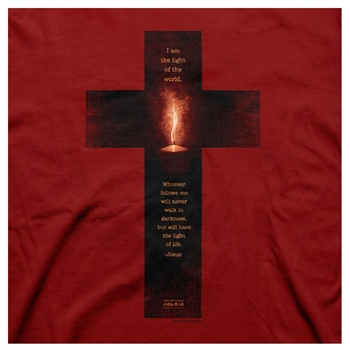 Shine The Light Of Jesus Christian T Shirt Image 2