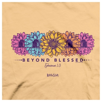 Beyond Blessed Daisies Christian T-Shirt Image 2