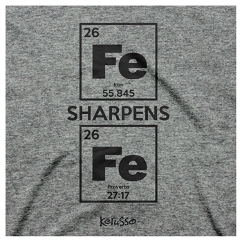 Iron Sharpens Iron Christian T-Shirt Image 2