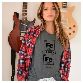 Iron Sharpens Iron Christian T-Shirt Image 3