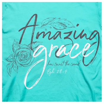 Amazing Grace How Sweet The Sound Christian T-Shirt Image 2