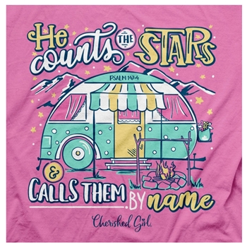 Camping With Jesus Christian T-Shirt Image 2