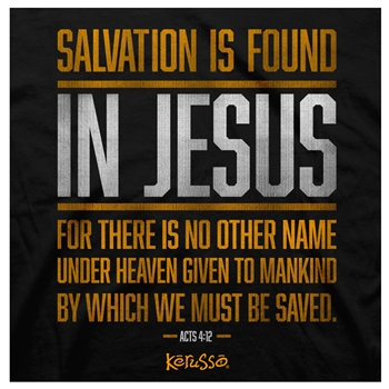Salvation In Jesus Christian T-Shirt Image 2