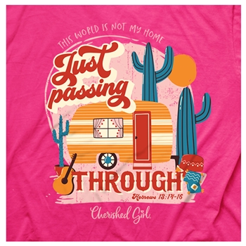 Just Passing Through Christian T-Shirt Image 2