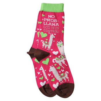 Llama Christian Socks