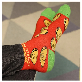 Wanna Taco Christian Socks Image 3