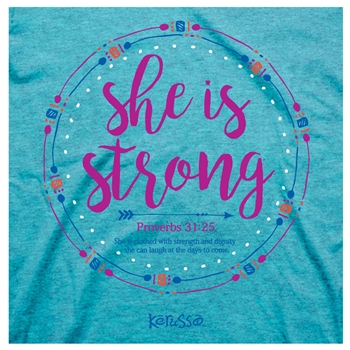 She Is Strong Christian T-Shirt Image 2