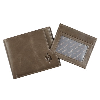 John 3:16 Genuine Leather Christian Wallet Image 4
