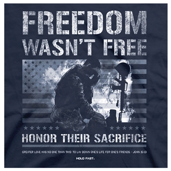 Freedom Wasn't Free Christian T-Shirt Image 2