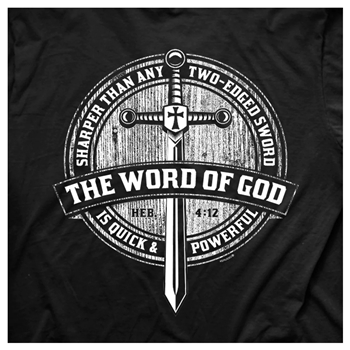 Sharper Than Any Sword Christian T-Shirt Image 2