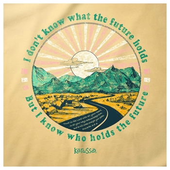 Who Holds The Future Christian T-Shirt Image 2