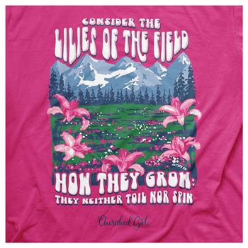 Lilies Of The Field Christian T-Shirt Image 2
