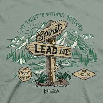 Spirit Lead Me Christian T-Shirt Image 2