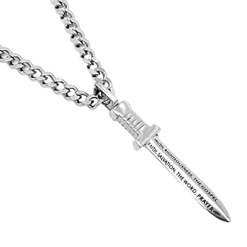 Armour Of God Roman Sword Christian Necklace Image 2
