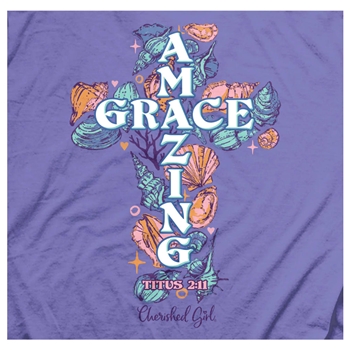Amazing Grace Christian T-Shirt Image 2